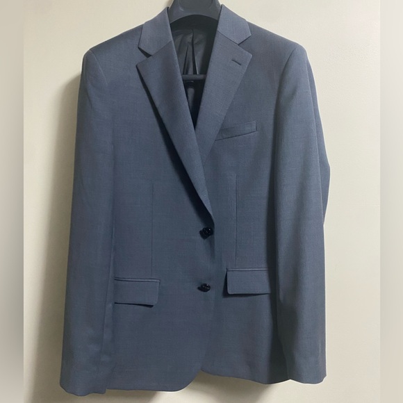 RW&CO Men's Dark Grey Slim Fit Suit - Picture 2 of 7